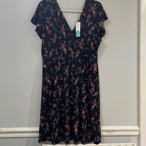 Kaileigh Kaela Faux Wrap Knit Dress